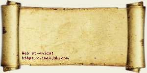 Valentina Crnjanski vizit kartica